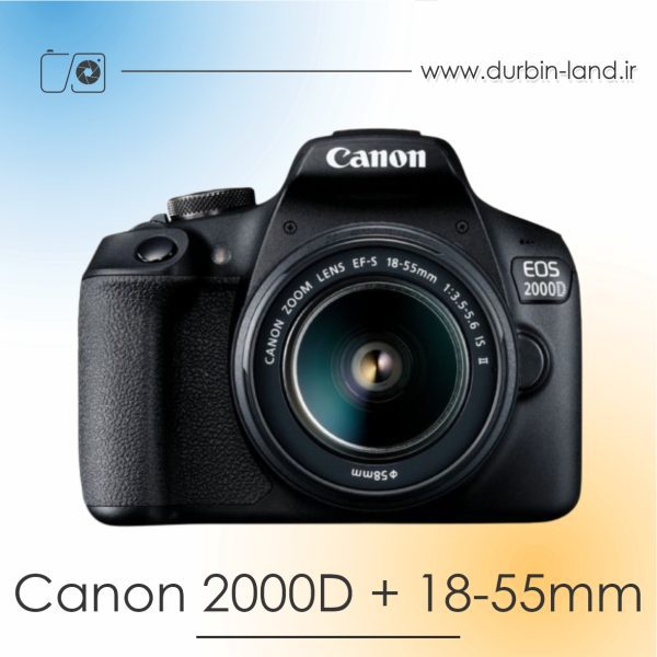 دوربین Canon 2000D دست دوم همراه لنز 55-18 میلی متر