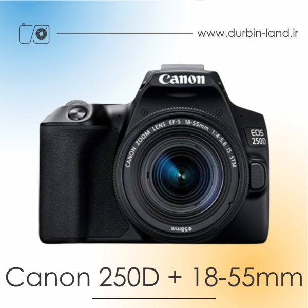 دوربین Canon 250D دست دوم همراه لنز 55-18 میلی متر