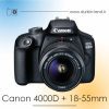 دوربین Canon 4000D دست دوم همراه لنز 55-18 میلی متر