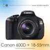 دوربین Canon 600D دست دوم همراه لنز 55-18 میلی متر
