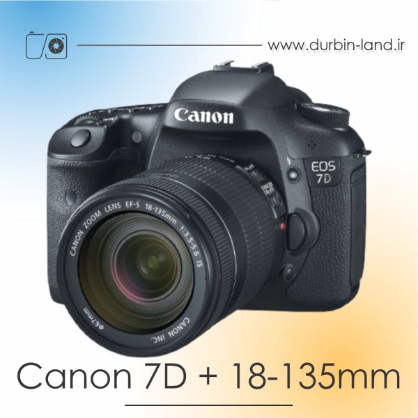 دوربین Canon 7D دست دوم همراه لنز 135-18 میلی متر