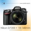 دوربین Nikon D7200 دست دوم همراه لنز 140-18 میلی متر