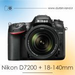 دوربین Nikon D7200 دست دوم همراه لنز 140-18 میلی متر