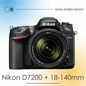 دوربین Nikon D7200 دست دوم همراه لنز 140-18 میلی متر