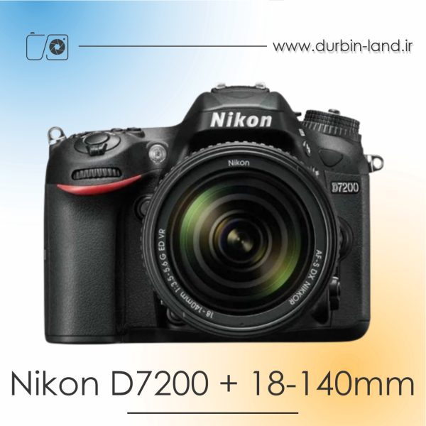 دوربین Nikon D7200 دست دوم همراه لنز 140-18 میلی متر