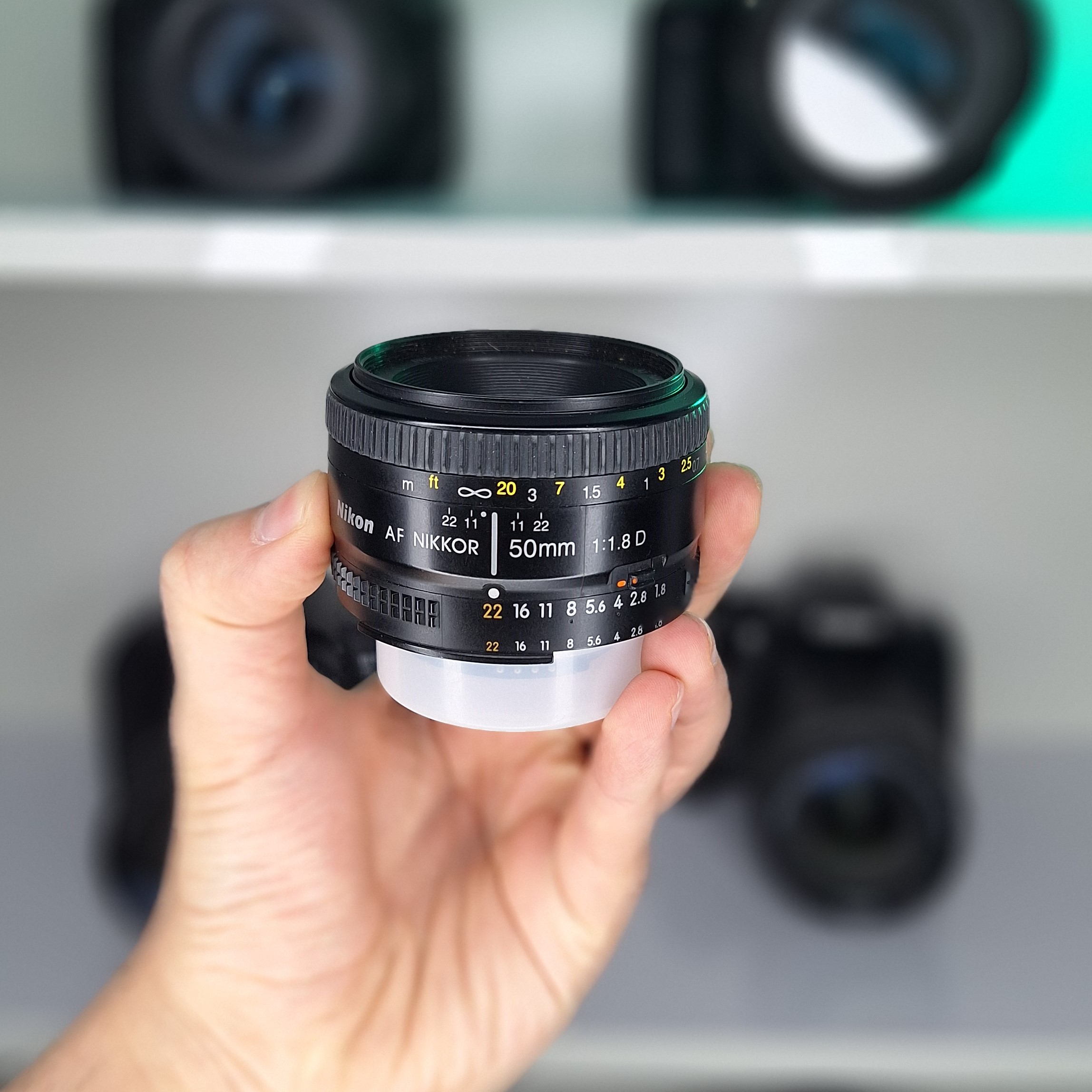 لنز Nikon 50mm f/1.8D دست دوم