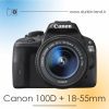 دوربین Canon 100D دست دوم همراه لنز 55-18 میلی متر