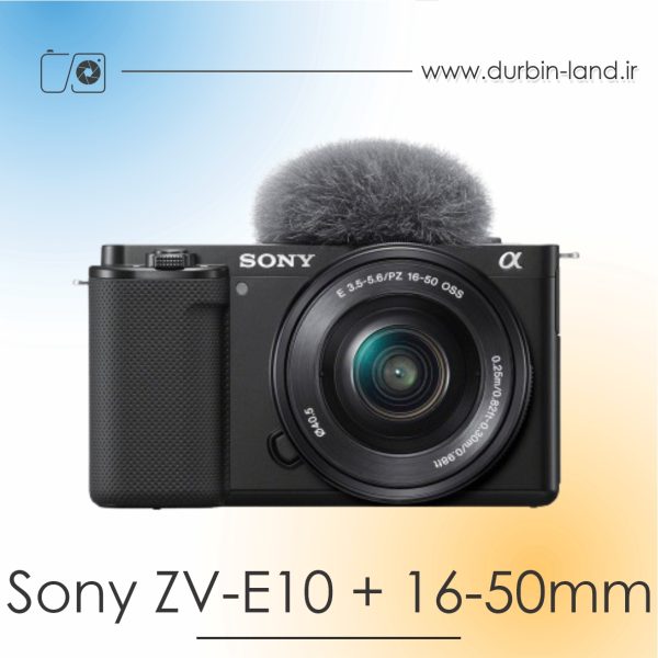 دوربین بدون آینه Sony ZV-E10 دست دوم همراه لنز 50-16 میلی متر